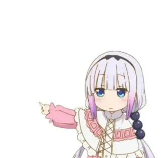 Kanna Chan by @Raizel_Kun whatsapp stickers