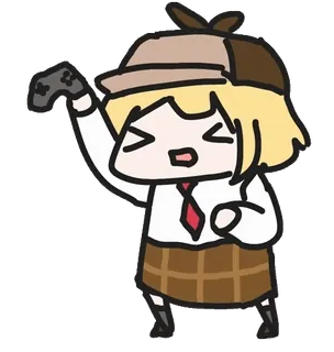 🎮 Amelia Watson amelia watson, vtuber, anime, character, gaming telegram sticker