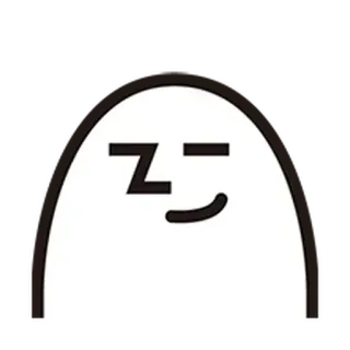 🙃 mengantuk, wajah, kartun, imut, zz, emoji telegram sticker