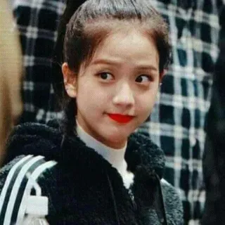 💙 Jisoo kpop, chanteur, célébrité, femme, portrait, asiatique telegram sticker