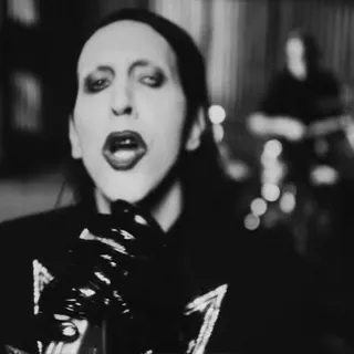 🌟 Marilyn Manson певец, рок, знаменитость, музыка telegram sticker