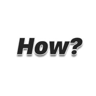 ❔ How? question, how, asking, sticker telegram sticker