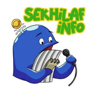 🐳 SEKHILAF iNFO мультфильм, новости, информация, синий, персонаж, стикер telegram sticker