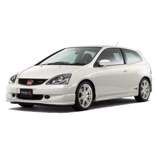 🏎 автомобиль, honda, civic, type r, jdm, транспорт telegram sticker