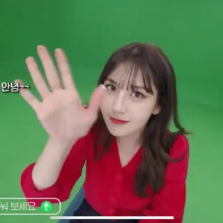 ✨ 안녕~~
뭘 보세요 wanita, ombak, halo, korea, orang, melambai whatsapp sticker
