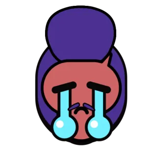 😭 sad, crying, emotion, cartoon telegram sticker