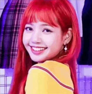 🍊 Lisa kpop, blackpink, lisa, muziek, zangeres, idool, beroemdheid telegram sticker