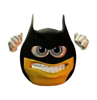 😡 Batman Batman, Dibujos animados, Enojado, Justiciero, Superhéroe whatsapp sticker