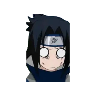 😳 Sasuke Uchiha Naruto 애니메이션, 만화, 사스케, 우치하, 나루토, 웃긴, 만화 telegram sticker