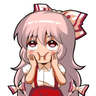 😱 Аниме, Девушка, Мультфильм, Милый, Манга telegram sticker