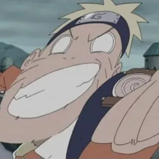 😁 Naruto anime, manga, funny, goofy, Naruto Uzumaki telegram sticker
