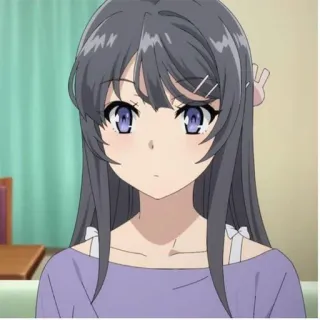 🌸 Mai Sakurajima Rascal Does Not Dream of Bunny Girl Senpai anime, bunny girl senpai, mai sakurajima, character, girl telegram sticker