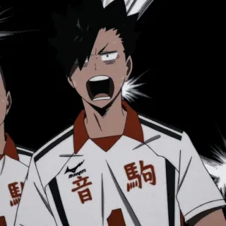 🌟 Kuroo Tetsurou Haikyuu!! anime, haikyuu, kuroo, volleyball, sports telegram sticker
