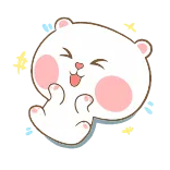 🤪 fofo, urso, adesivo, desenho animado whatsapp sticker