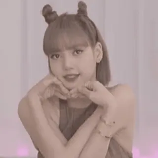 🖤 Lisa kpop, lisa, blackpink, idol, penyanyi, imut telegram sticker