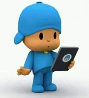 💙 Pocoyo мультфильм, Pocoyo, дети, анимация telegram sticker