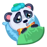 Panda Amanda telegram stickers