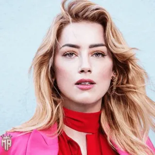 💋 Amber Heard актриса, знаменитость, портрет, блондинка, женщина telegram sticker