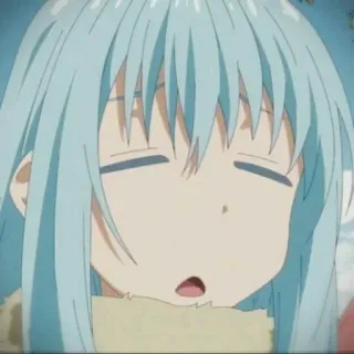 🫐 Rimuru Tempest That Time I Got Reincarnated as a Slime anime, manga, Rimuru, Tempest, Reincarnated as a Slime telegram sticker