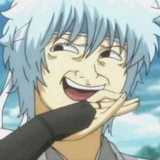 🧊 Sakata Gintoki Gintama Anime, Manga, Drôle, Personnage, Sarcastique telegram sticker