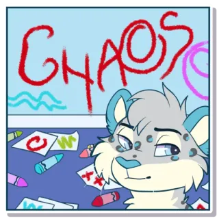 🖍 CHAOS whatsapp sticker