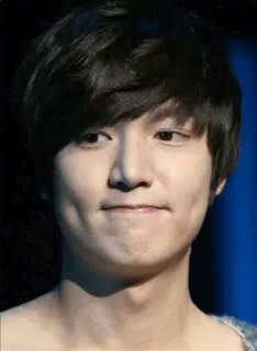 😐 Lee Min-ho attore, coreano, celebrità, uomo, ritratto telegram sticker