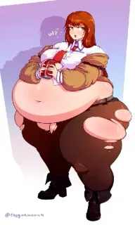 😲 urp Anime, Femmina, Sovrappeso, Cartone animato, Obeso telegram sticker