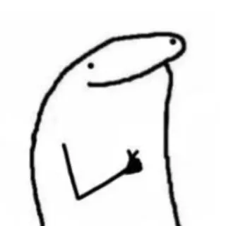 🌟 character, drawing, stick figure, meme whatsapp sticker