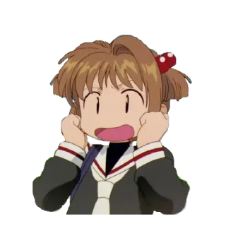 🎈 Sakura Kinomoto Cardcaptor Sakura Anime, Cardcaptor Sakura, Sakura Kinomoto, Manga, Carino, Ragazza telegram sticker