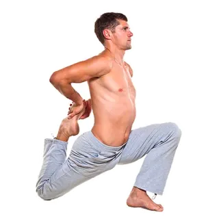 😄 yoga, man, exercise, fitness, pose, stretching, health, wellness telegram sticker