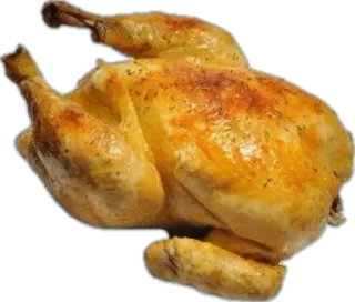 🤩 ไก่, อาหาร, สัตว์ปีก, ไก่ย่าง, อาหารเย็น, ปรุงสุก, มื้ออาหาร telegram sticker