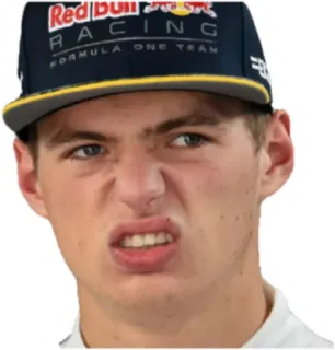 🤢 Max Verstappen pilota, formula 1, corse, red bull, verstappen telegram sticker