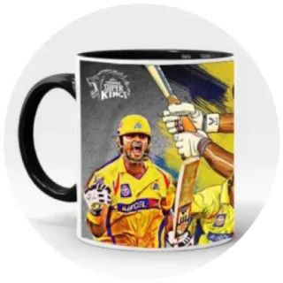 😁 Super Kings Cricket, Deporte, India, Chennai, Taza telegram sticker