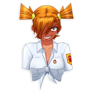 😈 Gaya anime, Kartun, Gadis, Lencana pionir, Era Soviet, Propaganda whatsapp sticker