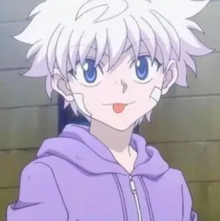 💈 Killua Zoldyck Hunter x Hunter Killua, Killua Zoldyck, Hunter x Hunter, Anime, Dibujo animado, Niño telegram sticker