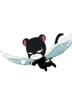 😒 Panther Lily Fairy Tail fairy tail, panther lily, exceed, anime, mangá telegram sticker