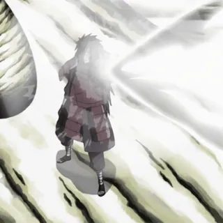 🌑 Madara Uchiha Naruto Anime, Manga, Ninja, Uchiha, Madara, Kampf telegram sticker