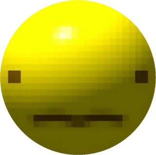 🤩 Emoji, Smiley, Gelb, Gesicht, Simpel, Sticker telegram sticker