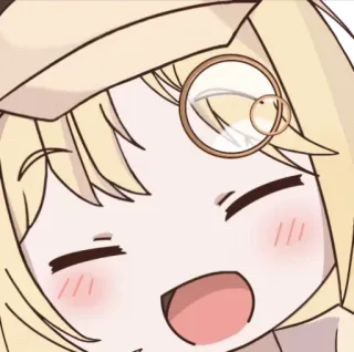 🕵️‍♀️ Amelia Watson anime, cute, vtuber, amelia watson, hololive whatsapp sticker