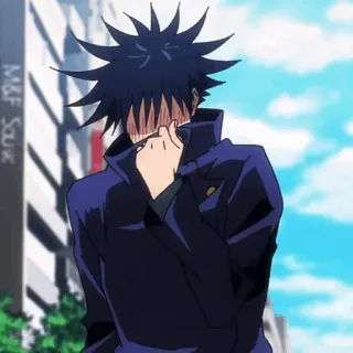 🐺 Megumi Fushiguro Jujutsu Kaisen Anime, Fanart, Megumi Fushiguro, Jujutsu Kaisen whatsapp sticker