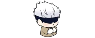 ✨ Gojo Satoru Jujutsu Kaisen Anime, Manga, Gojo, Jujutsu Kaisen, Süß, Aufkleber telegram sticker
