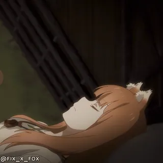 🥱 Holo Spice and Wolf whatsapp sticker
