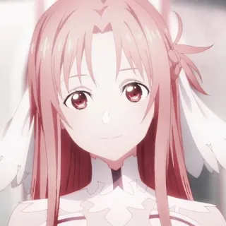 🥨 Asuna Sword Art Online Anime, Meisje, Sword Art Online, Asuna, Personage, Schattig telegram sticker