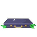 🤑 cat, money, sunglasses, cool, rich, suitcase telegram sticker