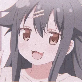 🧚‍♀ Anime, Mädchen, Süß, Cartoon, Fröhlich, Charakter, Lächeln whatsapp sticker