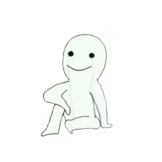 😂 cry, sad, character, tears, crying telegram sticker