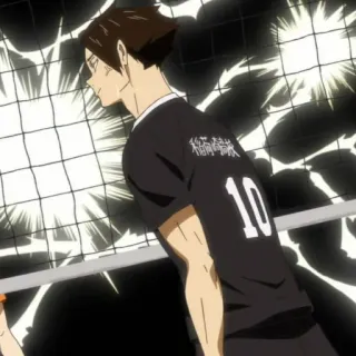 🏷 Atsumu Miya Haikyuu!! Anime, Voleibol, Deportes, Personaje, Atsumu Miya, Haikyuu whatsapp sticker