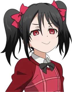😏 Nico Yazawa Love Live! anime, cute, girl, idol, school, nico yazawa, love live telegram sticker