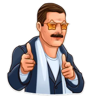 🤩 Freddie Mercury musik, sänger, königin, freddie mercury, star, brille telegram sticker