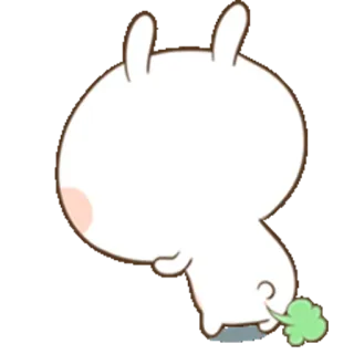 💨 Hase, Furz, Cartoon, süß, lustig, Tier, Kaninchen telegram sticker